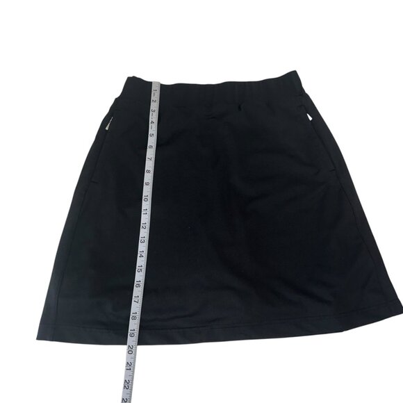Astra Classic Women SZ Large Black Skort With Pockets Comfor High Rise - Picture 6 of 10